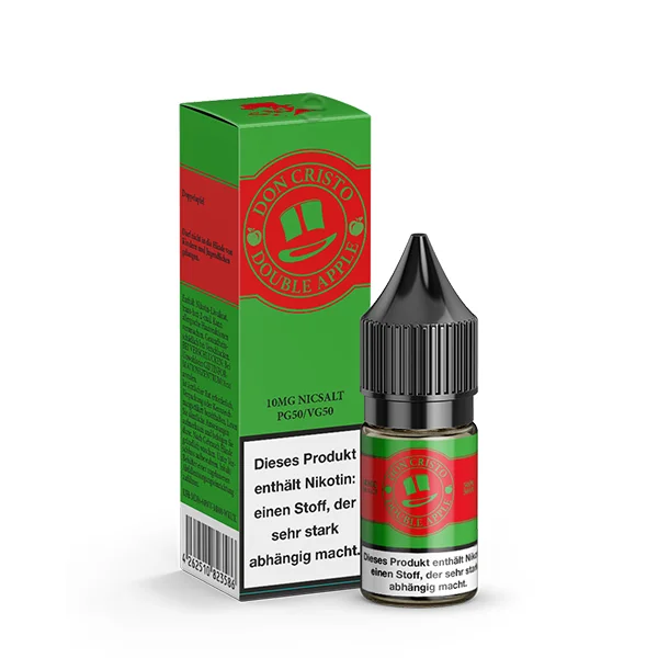 Don Cristo Double Apple Nikotinsalz Liquid 10mg/ml - 10ml Meistverkauft