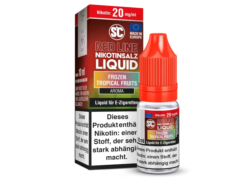 Kostenloser Rückversand SC Red Line Frozen Tropical Fruits Liquid mit Nikotinsalz 20mg/ml - 10ml