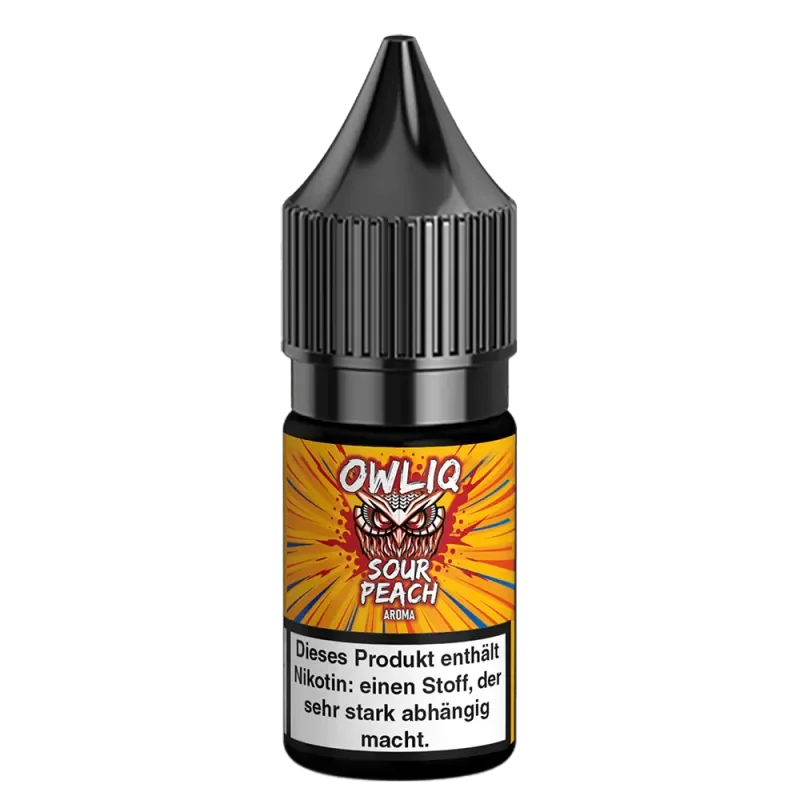 Jetzt Kaufen OWLIQ Sour Peach Nikotinsalz Liquid 10mg/ml - 10ml