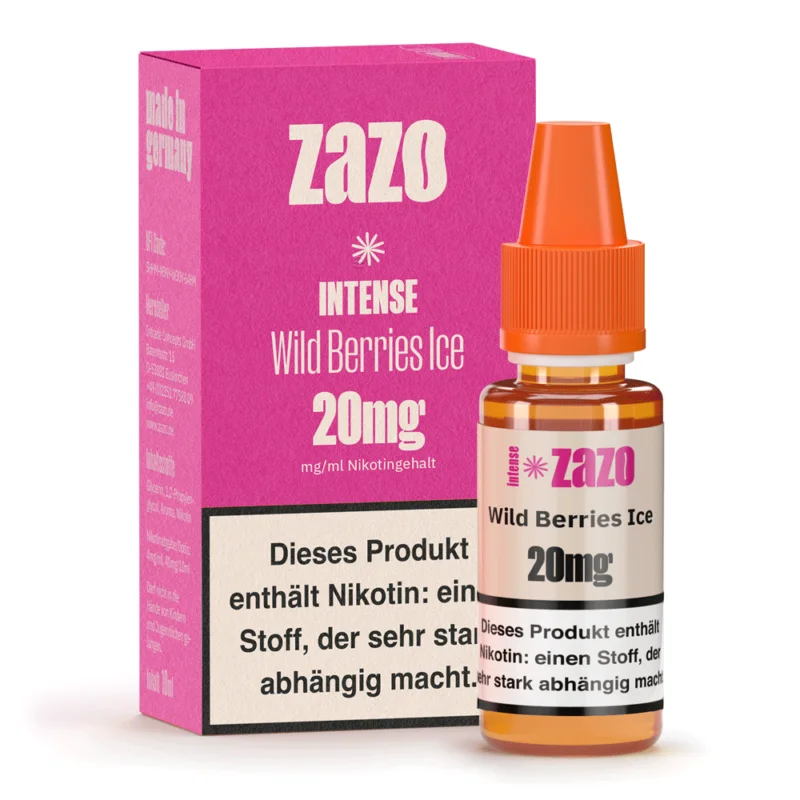 Sonderaktion ZAZO INTENSE Wild Berries Ice Nikotinsalz Liquid 10mg/ml