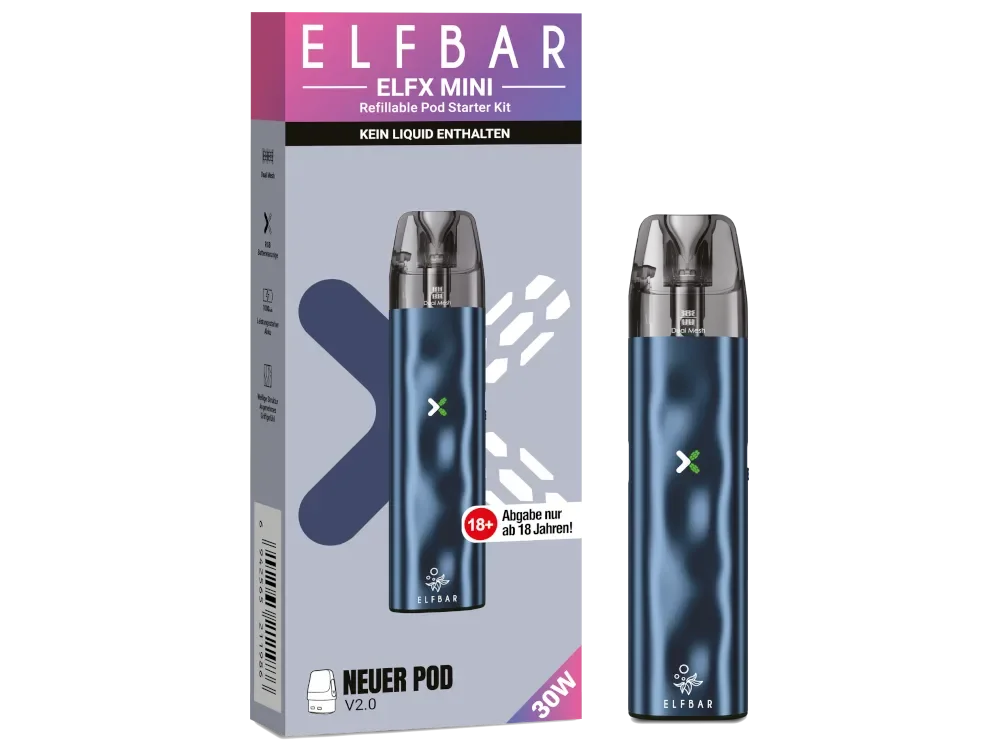 ELFBAR ELFX Mini Pod System 1000mAh Ocean Super-Preis