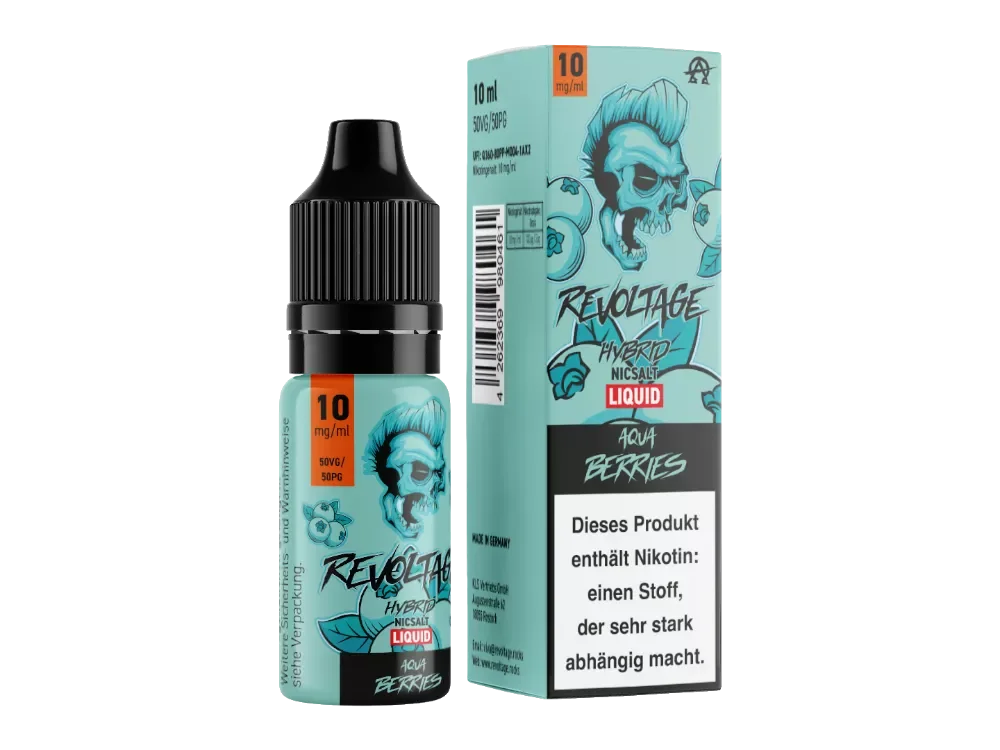 Geprüft REVOLTAGE Aqua Berries 10mg/ml Liquid 10ml