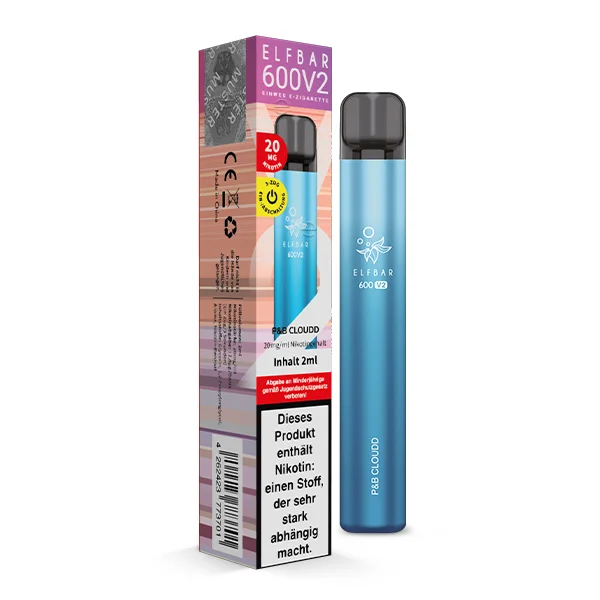 ELFBAR 600P&B Cloudd Einweg E Zigarette Disposable V2 20mg/ml Sale