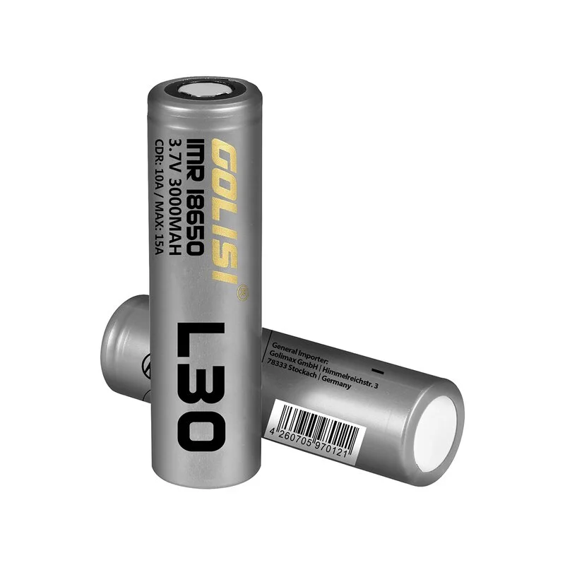 Neue Ware GOLISI L30 Akku 18650 - 15A - 3000mAh