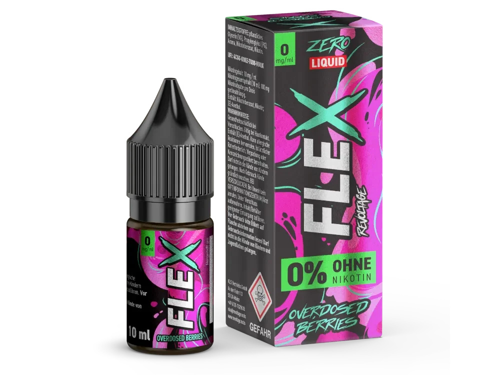 Berries Overdosed | Revoltage FLEX Liquid 10ml Nikotinfrei Jetzt Bestellen