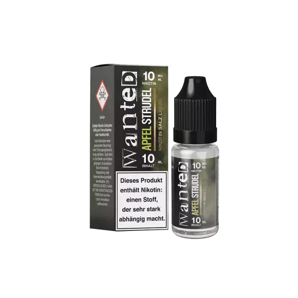 Markenware Wanted Overdosed Liquid Apfelstrudel 10ml - 10mg