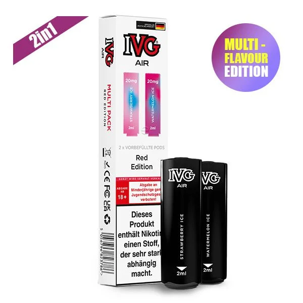 Aktuell IVG AIR Pods Red Edition 20mg/ml 2 Stück