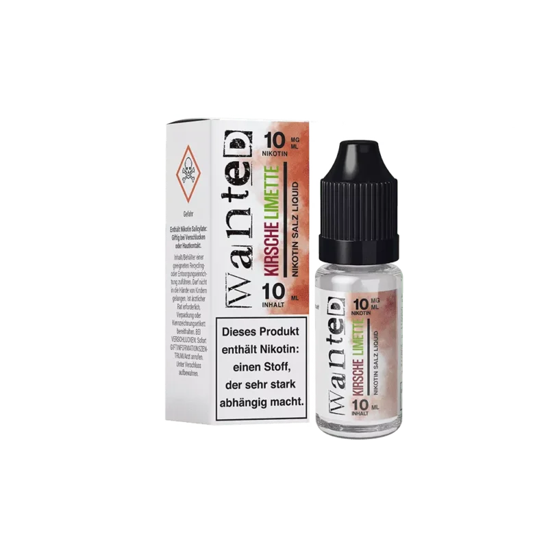 Wanted Overdosed Liquid Kirsche Limette 10ml - 10mg Ausverkauf