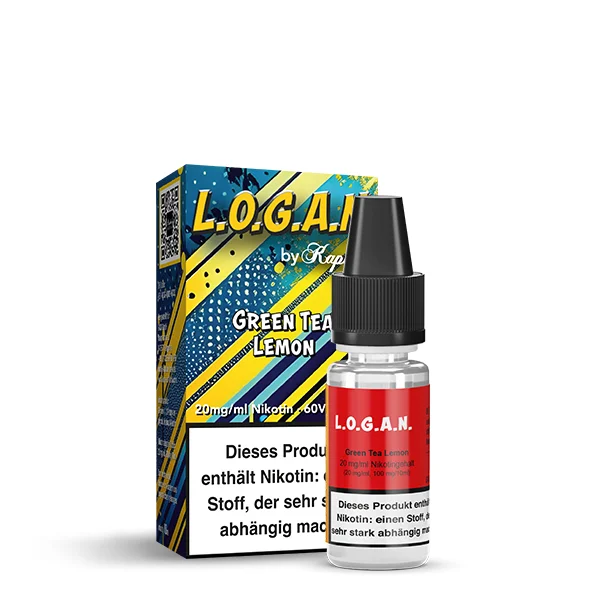 Abverkauf L.O.G.A.N by Kapka's Flava Green Tea Lemon Nikotinsalz Liquid 20mg