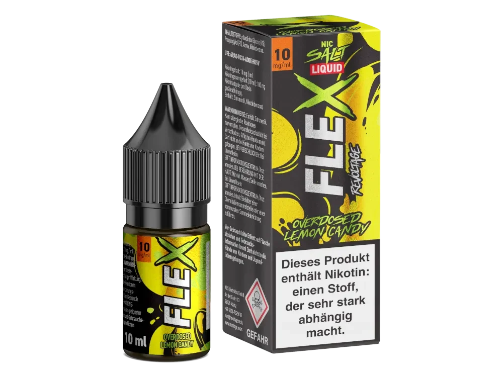 Must-Have Lemon Candy Overdosed | Revoltage FLEX Liquid 10mg/ml 10ml