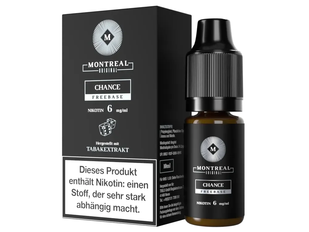 Finale Aktion MONTREAL Original Liquid Chance 6mg/ml - 10ml