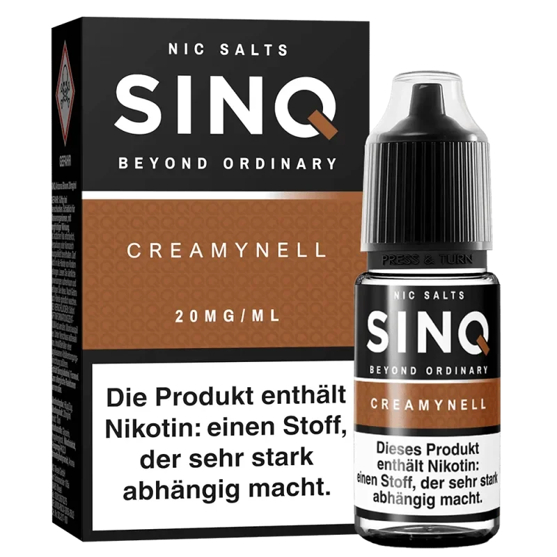 Nur Für Kurze Zeit SINQ Nikotinsalz Liquid Creamynell 20mg/ml - 10ml