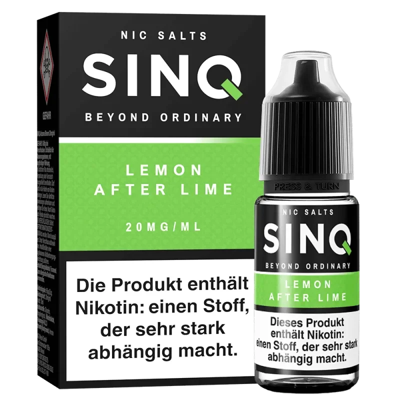 Sale SINQ Nikotinsalz Liquid Lemon After Lime 20mg/ml - 10ml