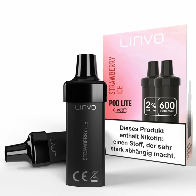 Gratis Versand LINVO PODS Strawberry Ice 20mg/ml 2er Packung