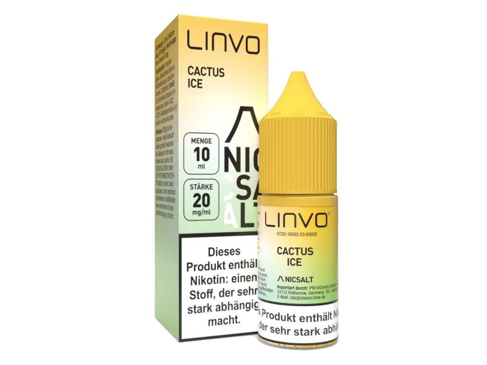 LINVO Cactus Ice Liquid mit Nikotinsalz 20mg/ml Gratis Versand