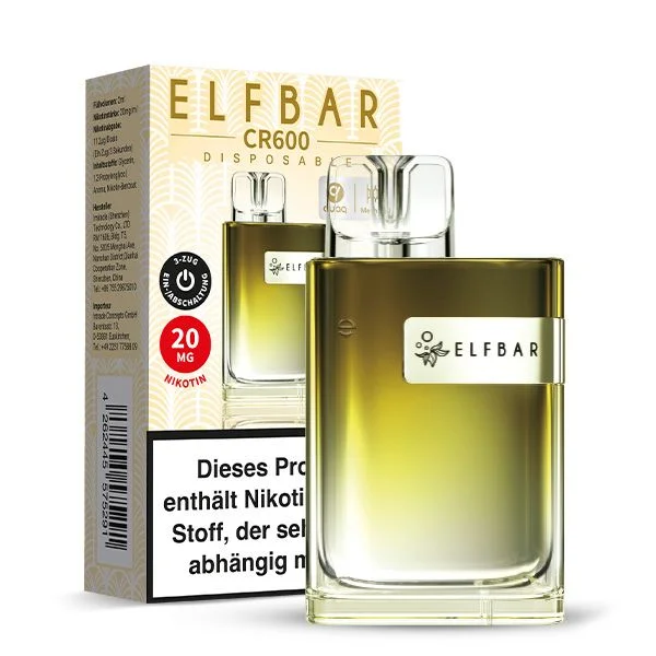 ELFBAR Crystal CR600 Pineapple Ice Einweg E Zigarette 20mg/ml Preis Gesenkt