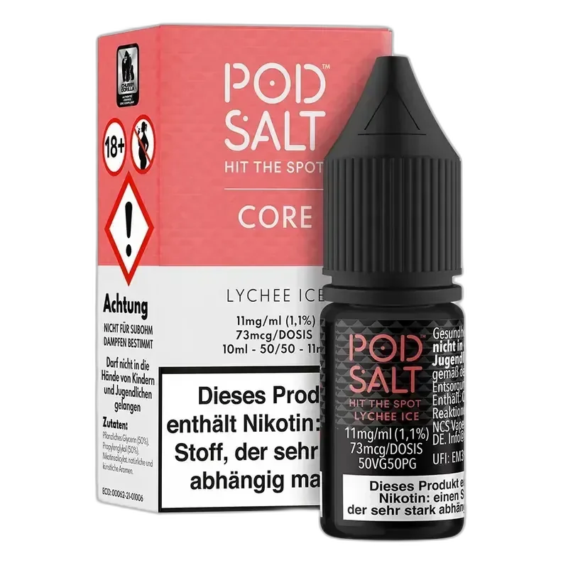 Wochenendangebot POD SALT Core Lychee Ice Nikotinsalz Liquid 11mg/ml