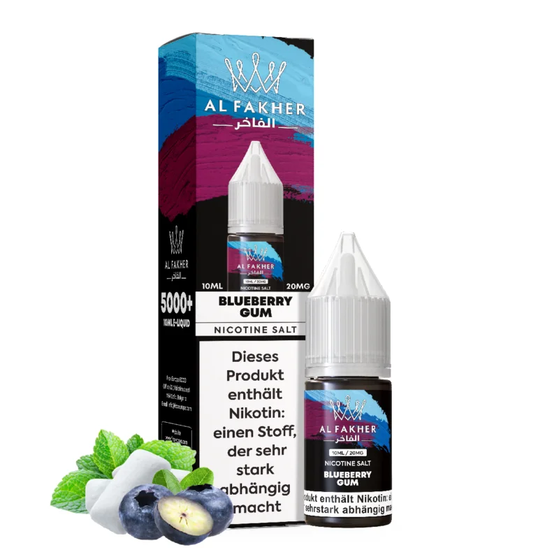 Kostenfreie Lieferung Al Fakher Liquid - Blueberry Gum