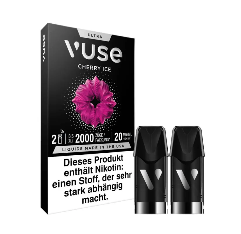 Vuse Ultra Pod - Cherry Ice Kostenloser Rückversand