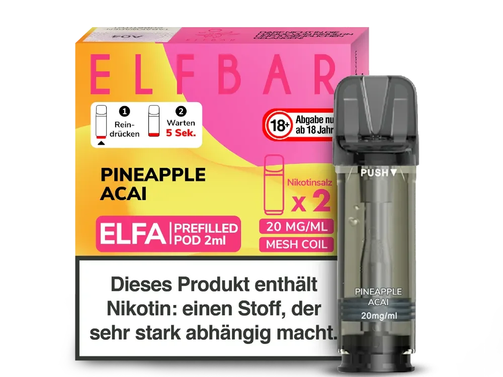 Elfa Pod - Pineapple Acai Kracherpreis