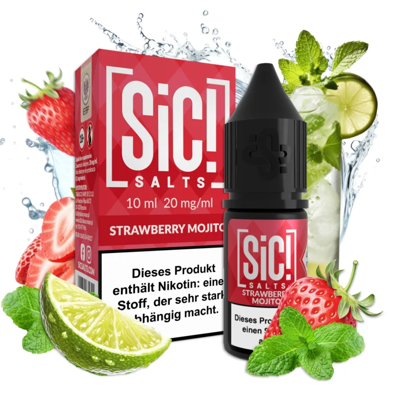 SIC! Salts Liquid - Strawberry Mojito Bestseller