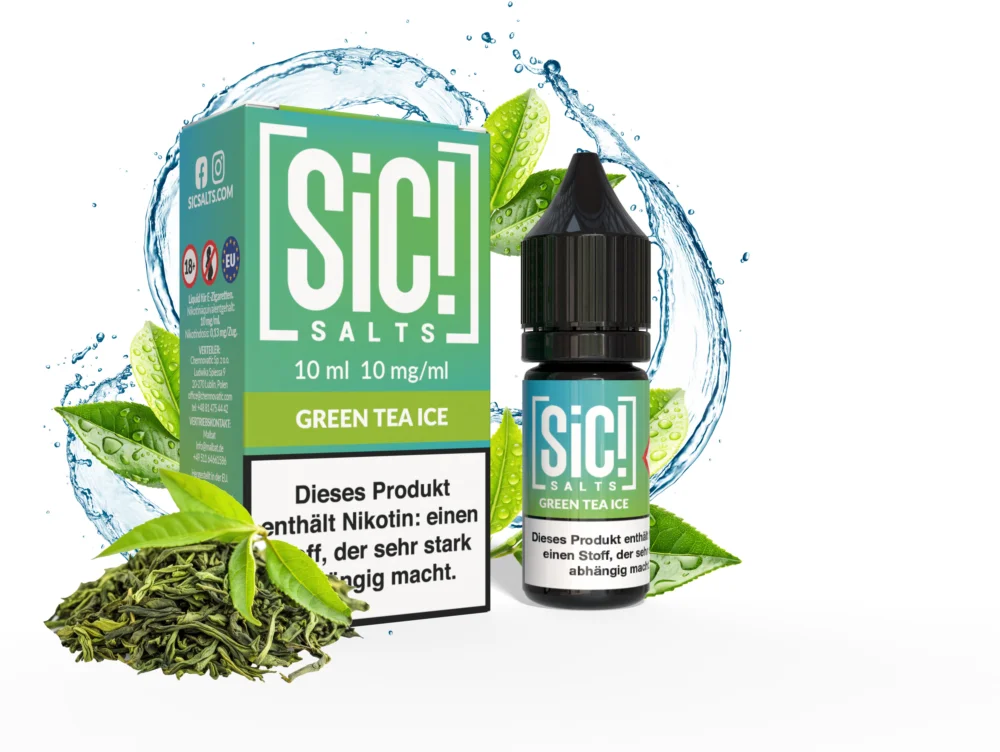 SIC! Salts Liquid - Green Tea Ice Garantierte Lieferung