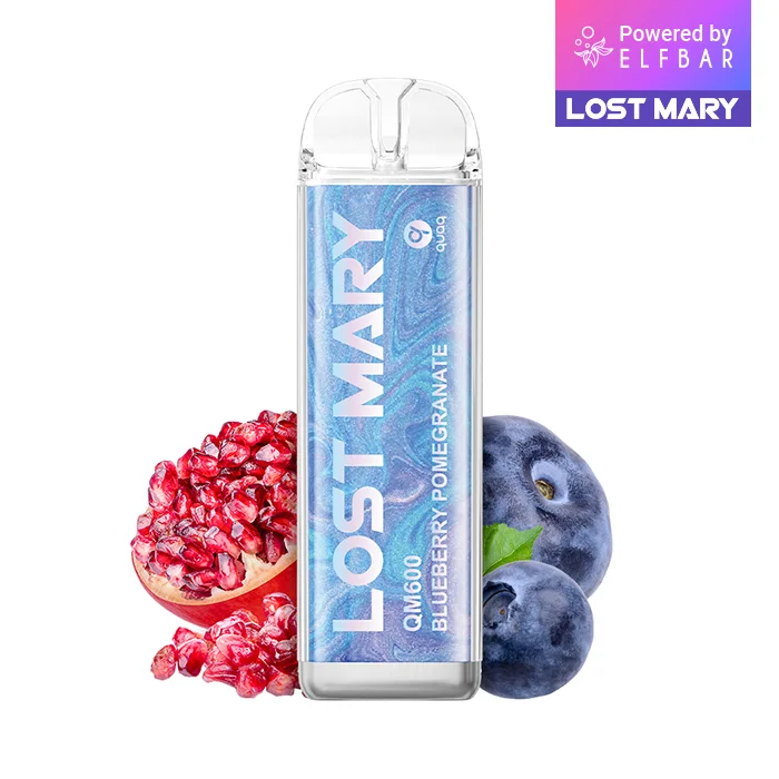 Garantierte Lieferung Elfbar Lost Mary QM600 Crystal - Blueberry Pomegranate