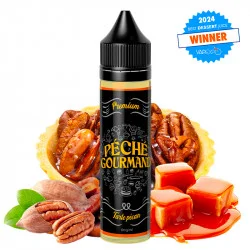 Tarte Pécan ( Karamell, Pekannüsse & Vanille) - Péché Gourmand by Liquidelab | 50 ml "Shortfill 60 ml" Zertifiziert