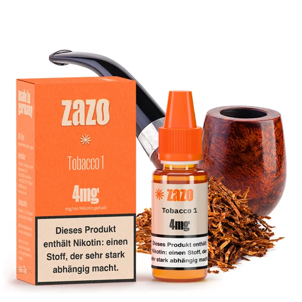 Tobacco 1 E-Liquid 10ml von ZAZO - Made in Germany Highlight