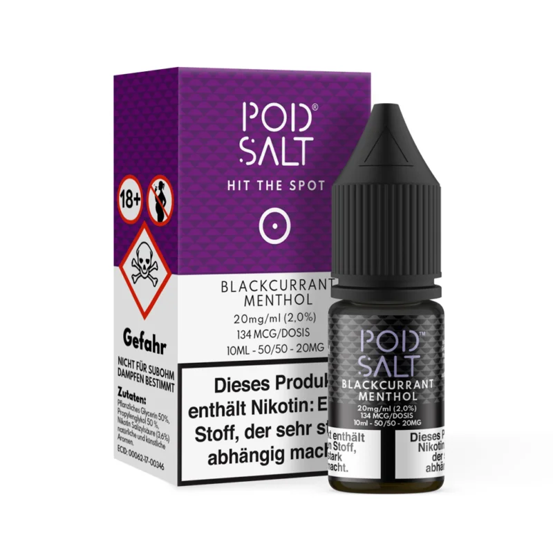 CORE Blackcurrant Menthol Nikotinsalzliquid - POD SALT Knallerangebot