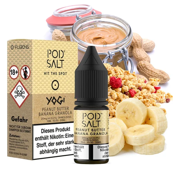 Kostenloser Versand FUSION Yogi Nikotinsalzliquid - POD SALT