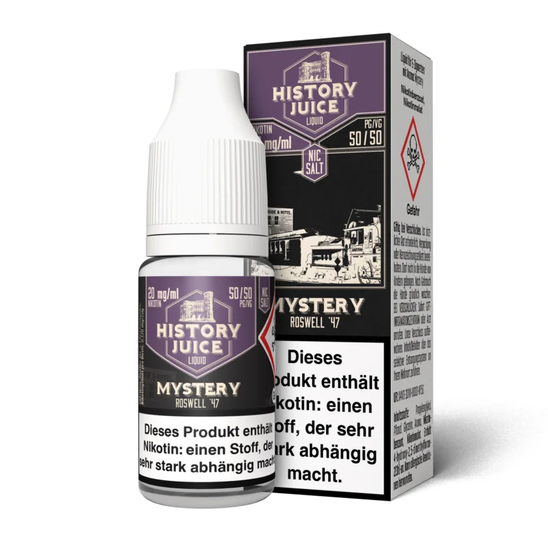 Mystery (frischer Fruchtmix) Nikotinsalzliquid - HISTORY JUICE Finale Aktion
